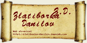 Zlatiborka Danilov vizit kartica